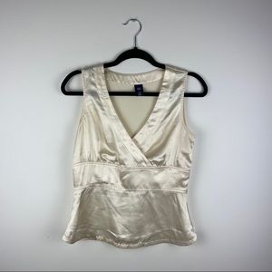 VINTAGE GAP Satin Trendy Sleeveless Blouse